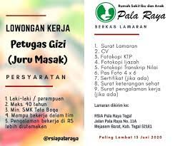 Cari loker menyediakan info lowongan kerja terbaru. Lowongan Kerja Rumah Sakit Ibu Dan Anak Pala Raya Tegal Juni 2020
