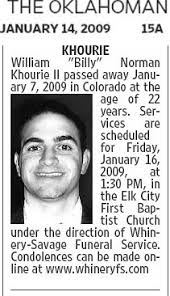 Khourie, William Norman "Billy" II