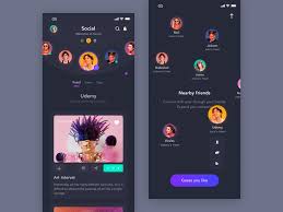 Social Network App Design Social App Design App Design Mobile App Design Inspiration