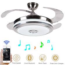 Orient electric spectra under light ceiling fan with remote. 42 Inch Modern Music Ceiling Fan Light With Bluetooth Speaker Check Out This Great Product It Is An Affilia Ceiling Fan With Light Chandelier Fan Fan Light