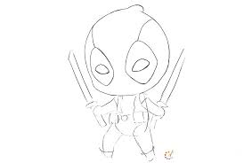 Step 2 divide the circle into two halves vertically. How To Draw Deadpool Archives How To Draw