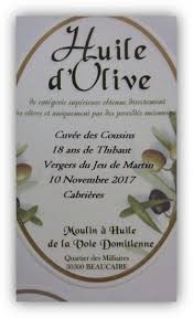 Packaging And Restitution Of Your Oil Moulin A Huile Nicolas