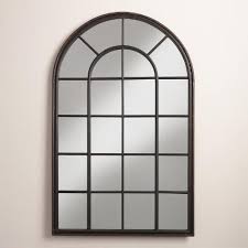 Black Windowpane Andrea Mirror Dekorative Wandspiegel Fensterspiegel Spiegel