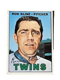 1967 Topps Baseball #133 Ron Kline. Z119