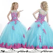 Wholesale Girls Pageant Dress Buy New Girl S Pageant Dresses Light Sky Blue Tul Toddler Flower Girl Dresses Little Girl Pageant Dresses Girls Pageant Dresses
