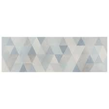 Ceramic tile is very diverse with a myriad of options from natural stone looks to solid colors in a variety of sizes. Merola Tile Hybrid Blue 7 3 4 Inch X 23 1 2 Inch Ceramic Wall Tile 11 88 Sq Ft Case The Home Depot Canada
