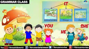 Practice sheet she or he kindergarten : I You He She It English Grammar For Kids Youtube