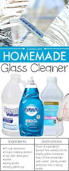 22 Everyday Products You Can Easily Make From Home For Less Glass Cleaner Recipe Homemade Glass Cleaner Cleaning Hacks