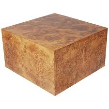 The image can be easily used for any free creative project. Mid Century Modern Burl Cube Coffee Table Or Large Side Table By Milo Baughman At 1stdibs
