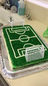 Football field birthday cake designs. Soccer Field Cake Soccer Birthday Cakes Soccer Cake Soccer Birthday