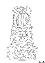 They can also add backgrounds or other ornaments with these free printable unicorn coloring pages online. Big Lacy Cake Cupcakes Adult Coloring Pages