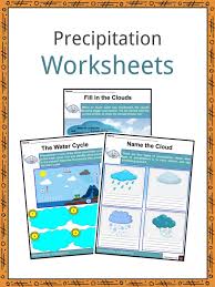 They can also be composed of ice particles and snow in very cold temperatures. Precipitation Facts Worksheets Causes For Kids