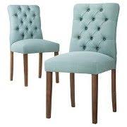 Threshold Camelot Nailhead Dining Chair Milford Dove 1 Pack In 2020 Tufted Dining Chairs Dining Chairs Dining Room Chairs