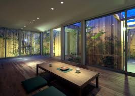 Saguaro estates | courtyard house plans, courtyard house. Minimalist Wooden House With A Courtyard In The Middle Of The Big City Interior Design Ideas Ofdesign