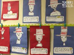 Cat In The Hat Directed Drawing And Character Trait Writing Cat In The Hat Directed Drawing Dr Seuss Crafts Seuss Crafts