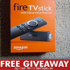 Amazon Fire Tv Stick Giveaway Julie S Freebies Fire Tv Stick Amazon Fire Tv Stick Amazon Fire Tv