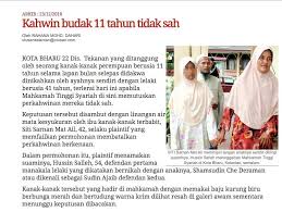 Perkahwinan merupakan satu ikatan suci yang sememangnya menjadi satu tanggungjawab andai kita berkemampuan. Tarbiah Sentap A Twitter Kita Perlu Tangani Isu Kahwin Bawah Umur Kisah Tular Baru Baru Ini Berkenaan Kanak Kanak 11 Tahun Bernama Ayu Yang Dikahwinkan Ialah Kisah Tragis Kanak Kanak Yang Dimangsakan Oleh Keluarganya Sendiri