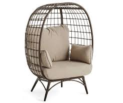 Wilson Fisher Baytree All Weather Wicker Cushioned Cuddle Patio Chair Big Lots Patio Chairs Lounge Chair Outdoor Outdoor Wicker Chairs