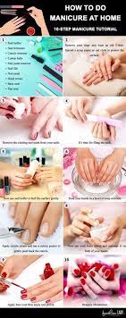 How To Do Manicure At Home 10 Step Manicure Tutorial Nailcare Manicure Tutorials How To Do Manicure Manicure At Home