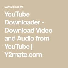 Check spelling or type a new query. Youtube Downloader Download Video And Audio From Youtube Y2mate Com Download Video Audio Video