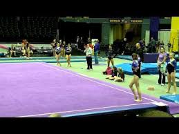 Lauren S Level 7 Gymnastics Floor Routine 9 750 Gymnastics Floor Routine Gymnastics Floor Gymnastics Levels