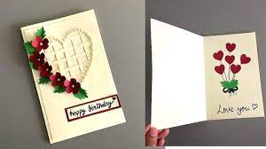 There is nothing better than giving a handmade gift to your friends, family and special someone. Beautiful Handmade Card For Birthday Anniversary Diy Card Making Idea Youtube