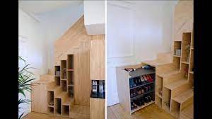 This particular closet even goes underneath the split landing. 20 Space Saving Staircase Design Ideas Youtube