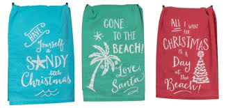 beachy christmas red green and teal