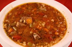 Slow Cooker Beef Barley Soup Recipe Cully S Kitchen Recipe Beef Barley Soup Recipes Beef Barley Soup Beef Barley