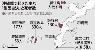 /okinapa/ → /okinafa/ → /okinawa/. æˆ¦å ´ã®ä½æ°'ãŸã¡ æ²–ç¸„æˆ¦ï¼—ï¼•å¹´ ä¸Š å§‰å¥ªã£ãŸé›†å›£è‡ªæ±º æ—¥æœ¬è» ç±³å…µã®ææ€– æ¤ãˆä»˜ã' æ¯Žæ—¥æ–°èž