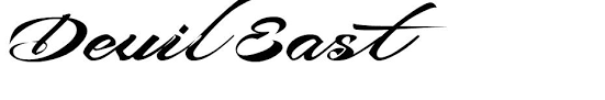 Display all fonts display free fonts display commercial fonts. Devil East Free Font