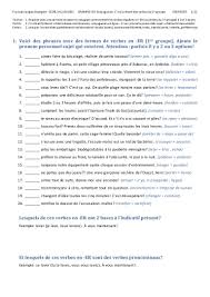 Je fais tu fais il, elle, on fait nous faisons vous faites ils, elles font L Indicatif Present Des Verbes Du 1er Groupe A 2 Bases Verbes En C
