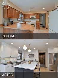 Major kitchen remodels are among the most popular home improvements, but a revamped cooking and gathering space can set you back a pretty penny. Justin Carina S Kitchen Before After Pictures Diy Kitchen Renovation Kitchen Diy Makeover Diy Kitchen Remodel
