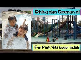Kolam Renang Fun Park Villa Bogor Indah Astri Deethya Youtube