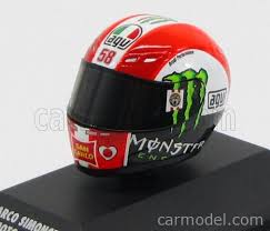 Jun 06, 2021 · namun, simoncelli tidak bisa diselamatkan. Minichamps 398110058 Masstab 1 8 Agv Casco Helmet Marco Simoncelli Motogp 2011 Red White