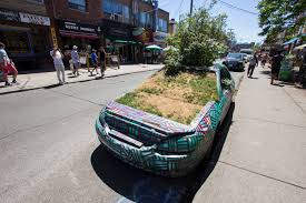 Nestled between the major streets of college kensington market is a very sociable place. The Garden Car Might Be Toronto S Most Unusual Landmark