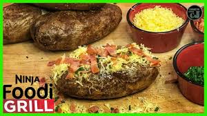 Ninja Foodi Grill Baked Potato Ninja Foodi Grill Recipes Baked Potato How To Youtube Grilled Baked Potatoes Recipes Grilling Recipes