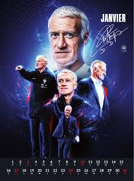 The team's colours are blue, white, and red,. Le Calendrier Officiel 2021 De L Equipe De France French Edition Fff Federation Francaise De Football 9782749944142 Amazon Com Books