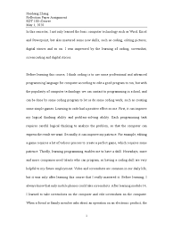 This essay has been submitted by a student. Reflection Paper Educational Technology Computer Programming