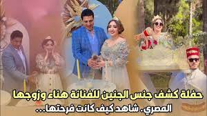 بالفيديو.. حفلة كشف جنس الجنين للفنانة هناء وزوجها المصري. شاهد كيف كانت  فرحتها - YouTube