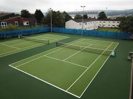 Artificial clay tennis court in newport. How To Build A Synthetic Grass Tennis Court Tigerturf Uk
