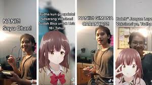 Anime viral hp jatuh stuck in the wall. Viral Ogiwara Sayu Nongol Di Tiktok Kemenkes Ri Ajak 18 Vaksin Covid 19
