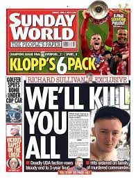 Bloody sunday, or the bogside massacre, was a massacre on 30 january 1972 in the bogside area of derry, northern ireland, when british soldiers shot 26 unarmed civilians during a protest march against internment without trial. Today S Front Page Northern Ireland Sunday World Facebook