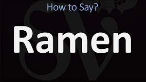 Listen to the audio pronunciation in the cambridge english dictionary. How To Pronounce Ramen Correctly Youtube