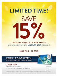 About the military star card. Military Exchange Shoppers At Fort Knox Can Save An Extra 15 Percent By Opening A New Military Star Article The United States Army