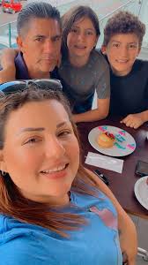 Celebrando mi cumpleaños en familia.