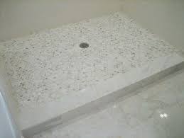 Hex Or Penny Round For Shower Floor Marble Tile Curb Shower Floor Tile Shower Floor Tile Bathroom