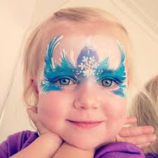 Prinzessin Schminken Madchen Blau Augen Schneeflocke Eiskonigin Fasching Makeup Princess Prinzessin Schminken Kinder Schminken Kinderschminken