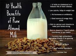 Daily Health Tips On Twitter Milk Benefits Almond Milk Health Benefits Health Benefits Of Almonds