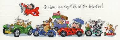 Margaret Sherry Happiness Is A Way Of Life Bothy Threads Cross Stitch Kit Xms2